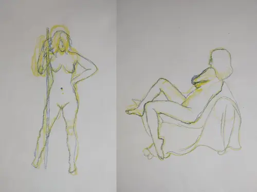 Dessin modèle vivant